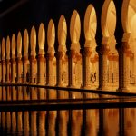 Evening light at the Grand Mosque in Abu Dhabi by Pete Bracey Photography