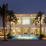 Night time panorama of Private Villa for msquared design in Dubai